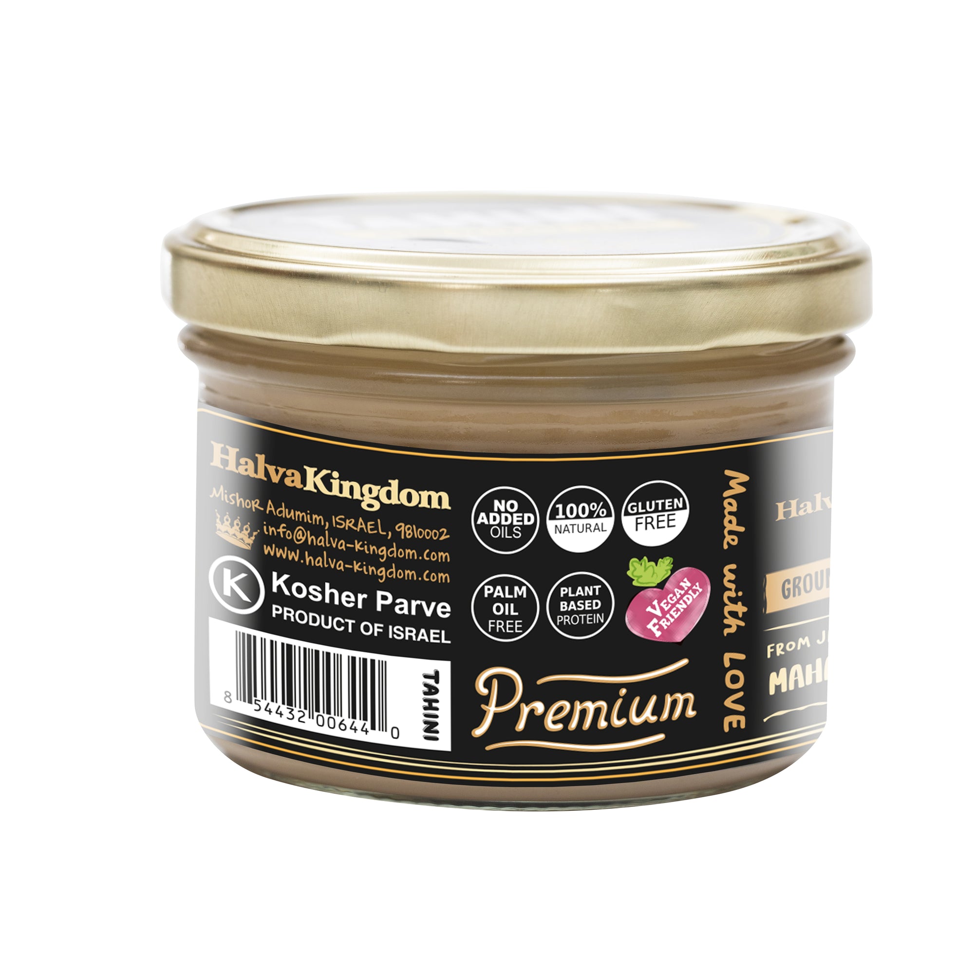 Tahini Raw Sesame Seeds Jars