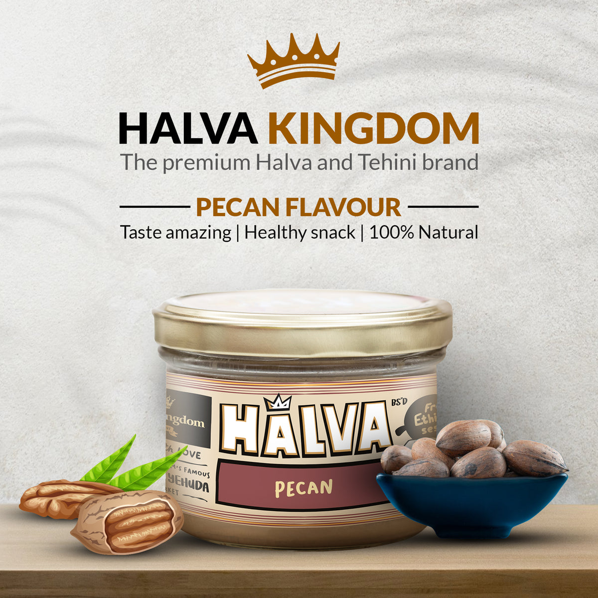 Halva Logs Pecan Halva Jars – HALVA KINGDOM