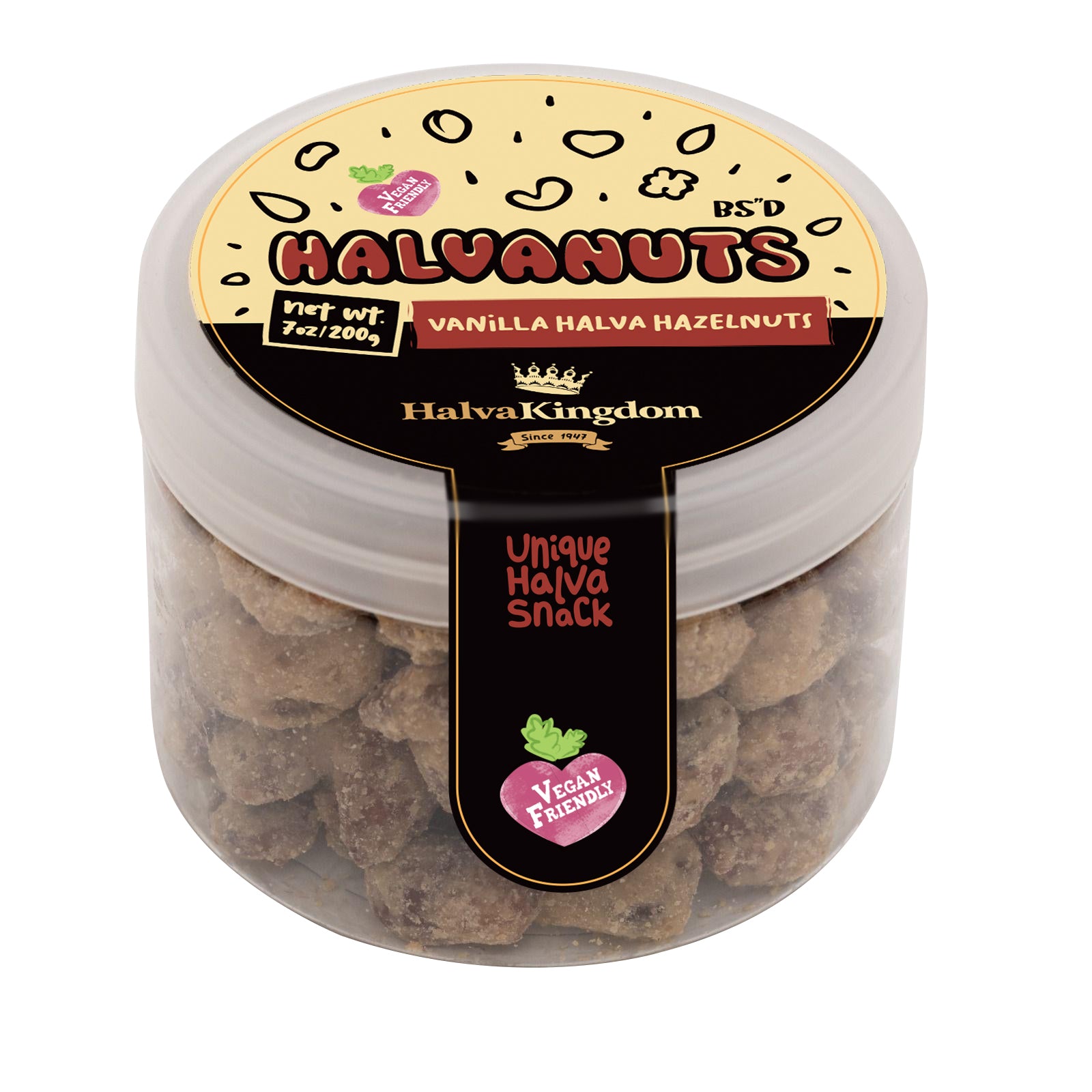 Vanilla Halva Cover Hazelnuts