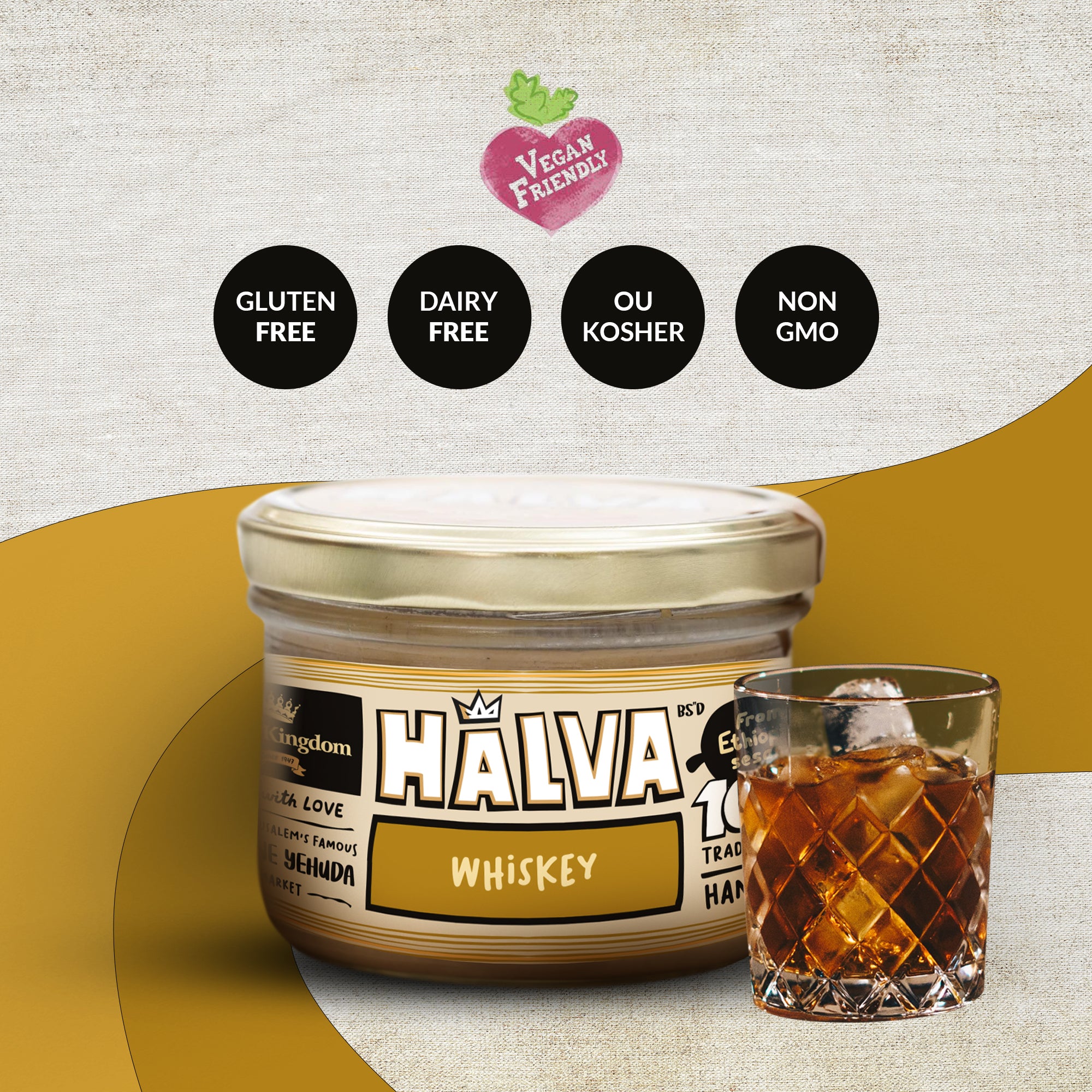 Whiskey Halva Jars