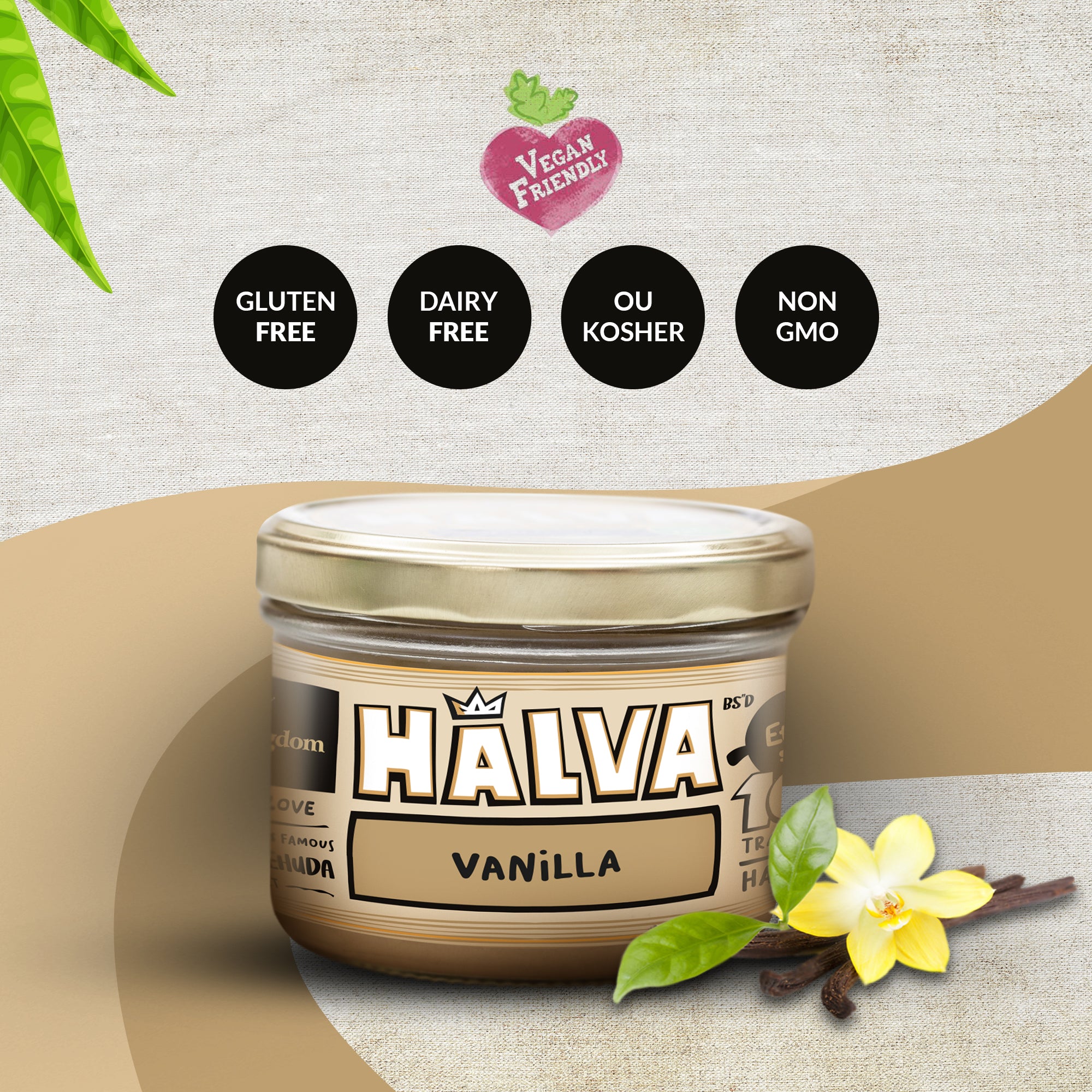 Classic Vanilla Halva Jars