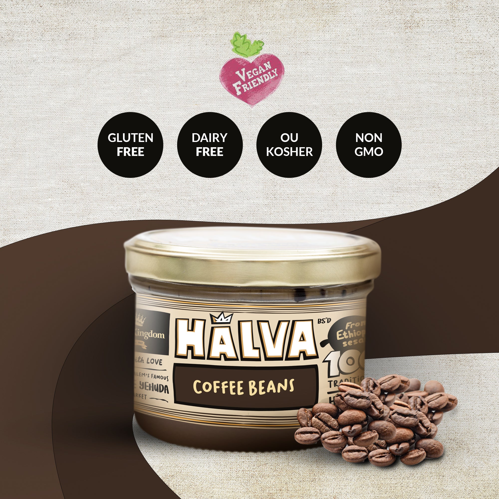 Coffee Halva Jars