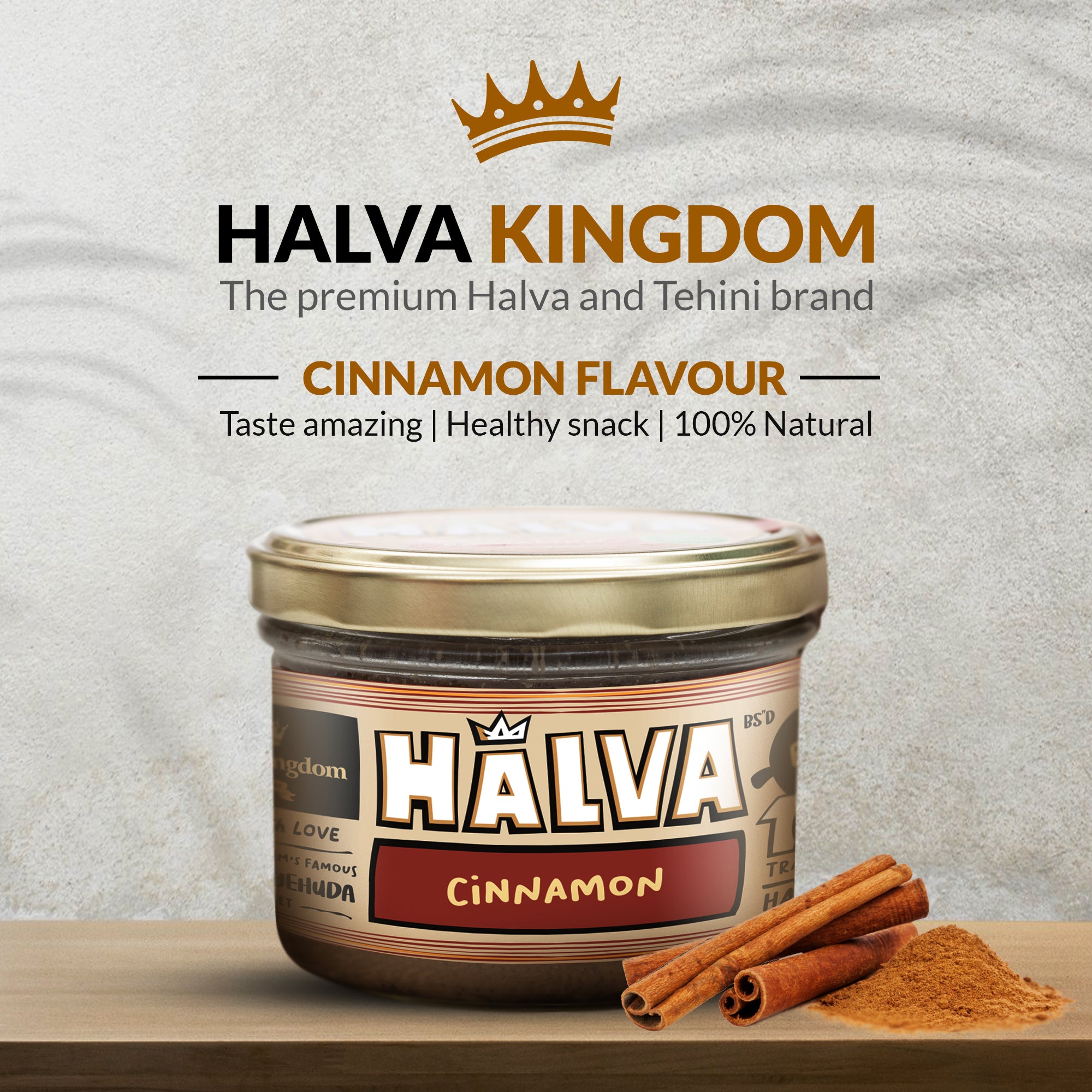 Cinnamon Halva Jars