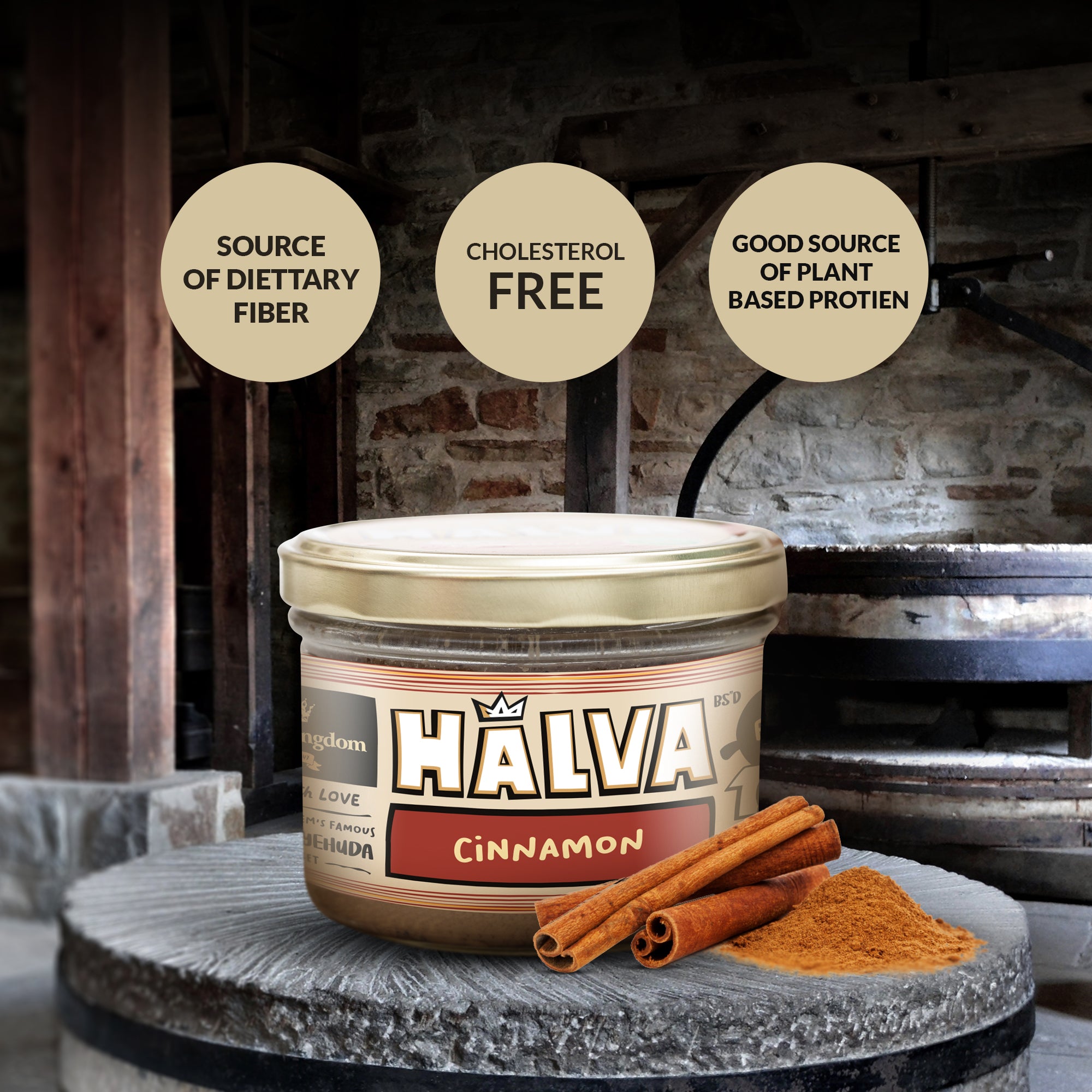 Cinnamon Halva Jars
