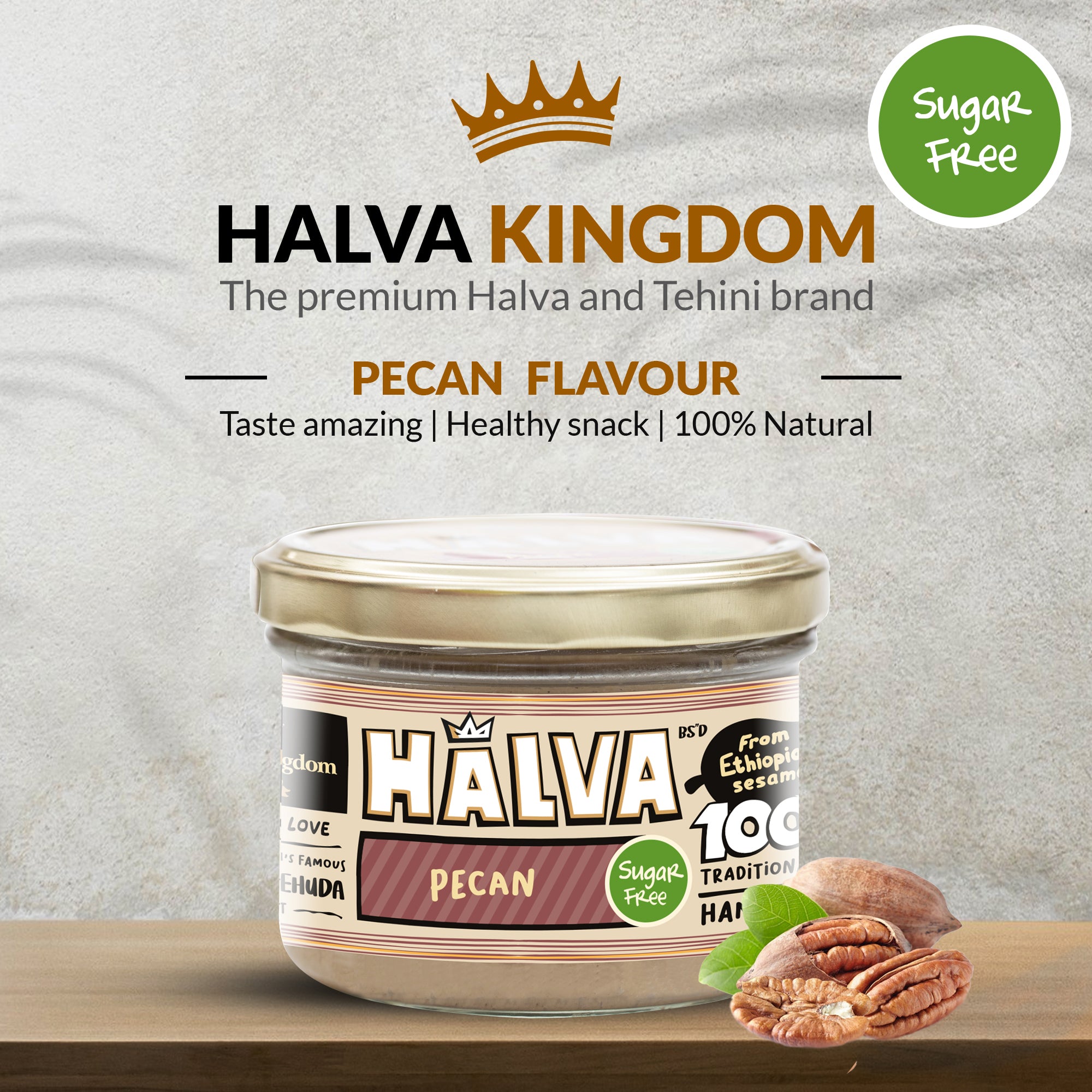 Sugar Free Pecan Halva Jar