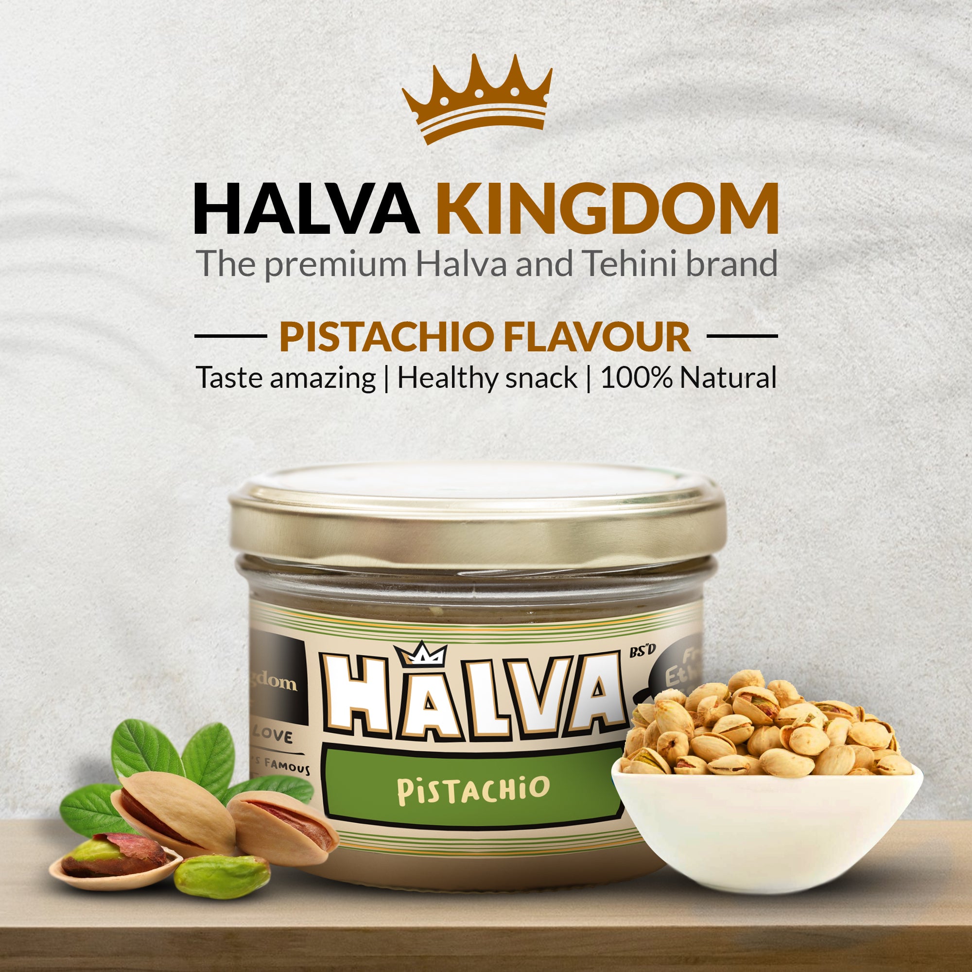 Pistachio Halva Jars