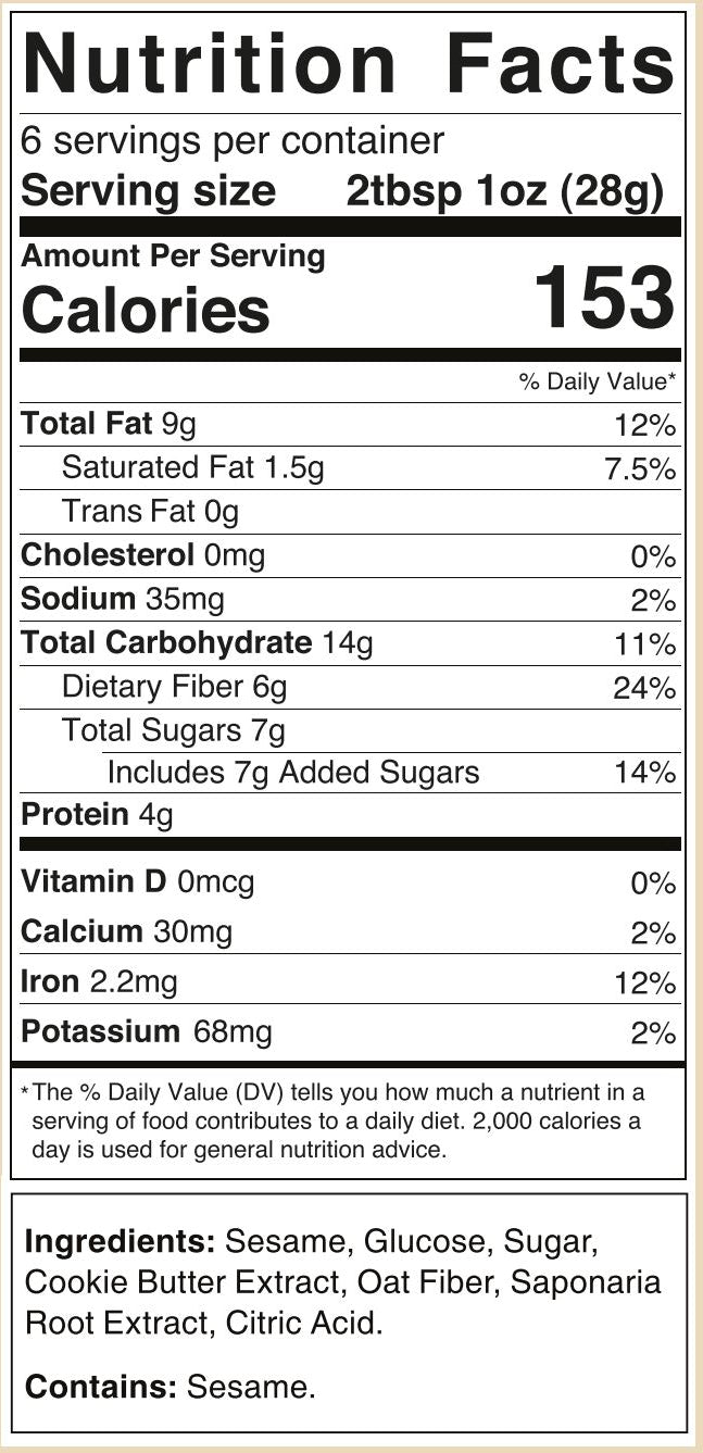 Cookie Butter Halva Jars