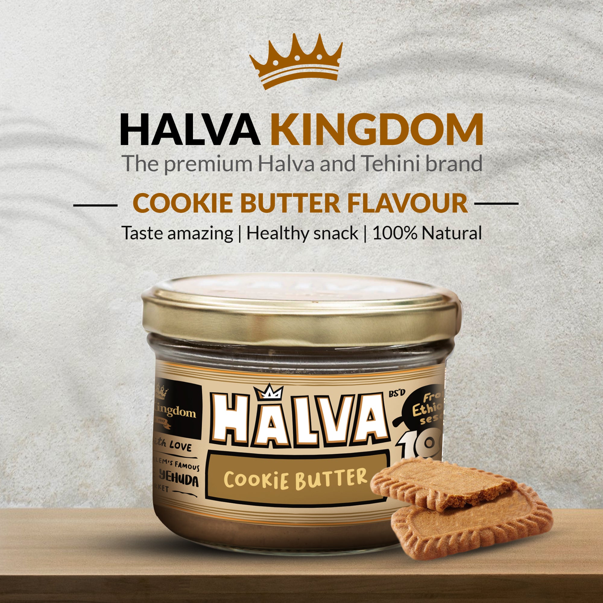 Cookie Butter Halva Jars