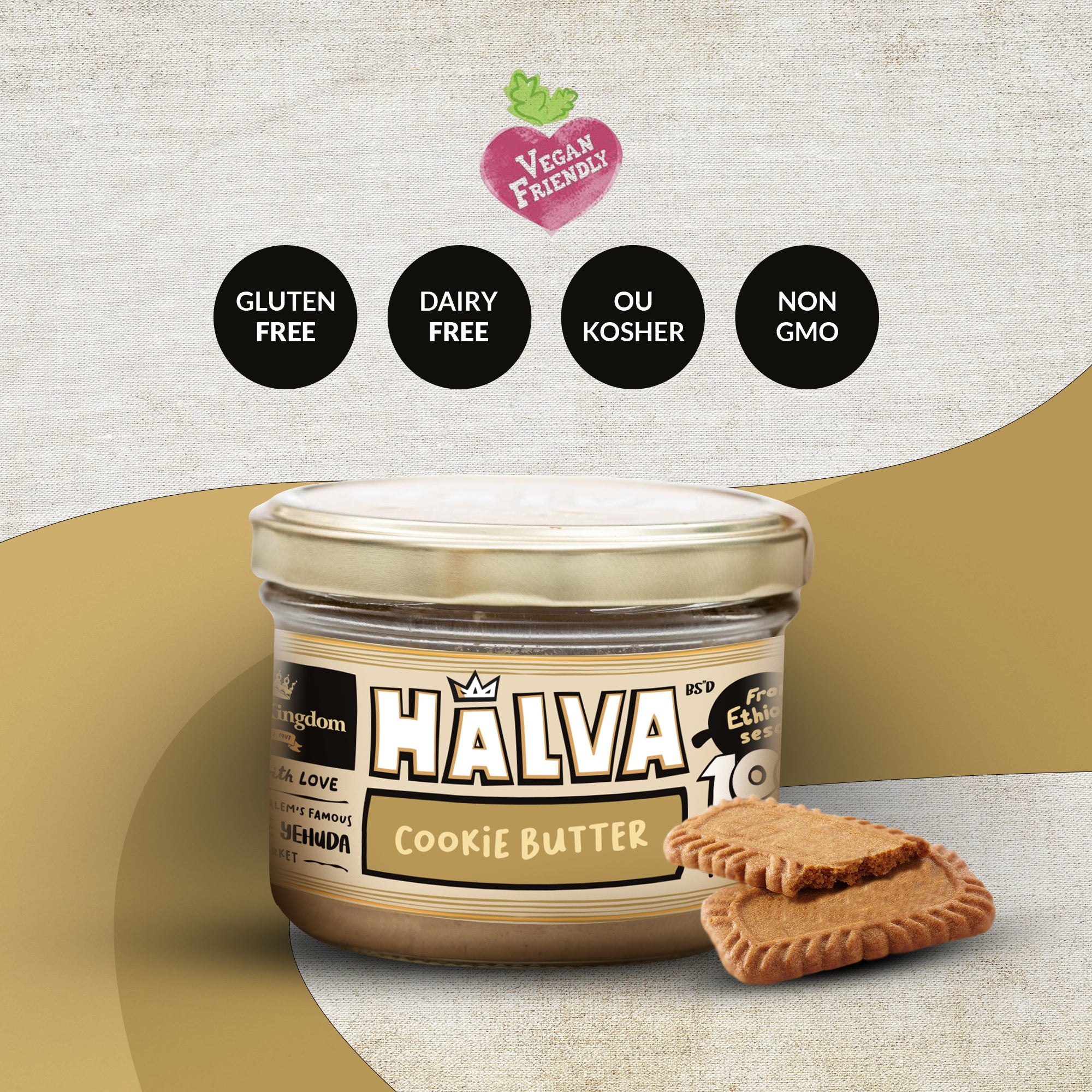 Cookie Butter Halva Jars