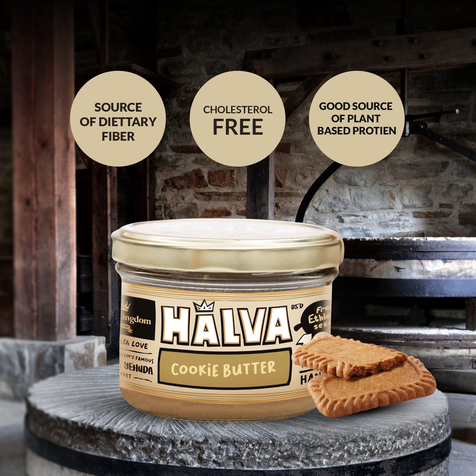 Cookie Butter Halva Jars