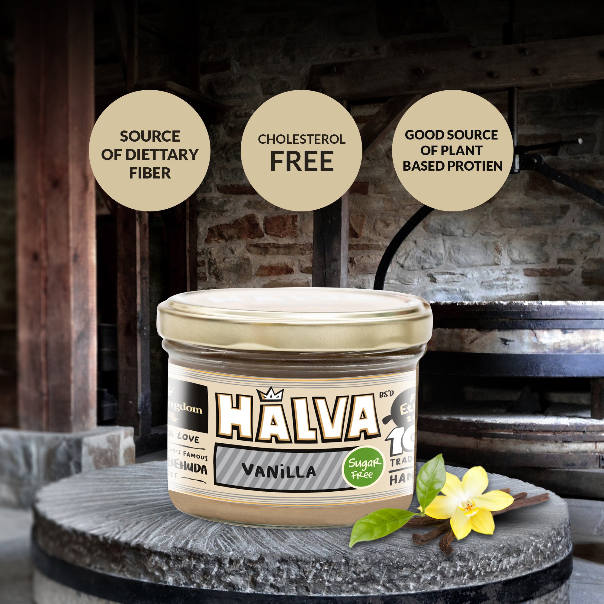 Sugar Free Vanilla Halva Jar