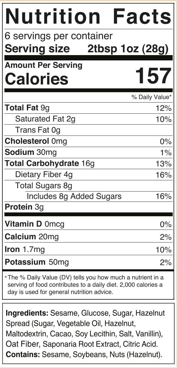 Hazelnut Spread Halva Jars