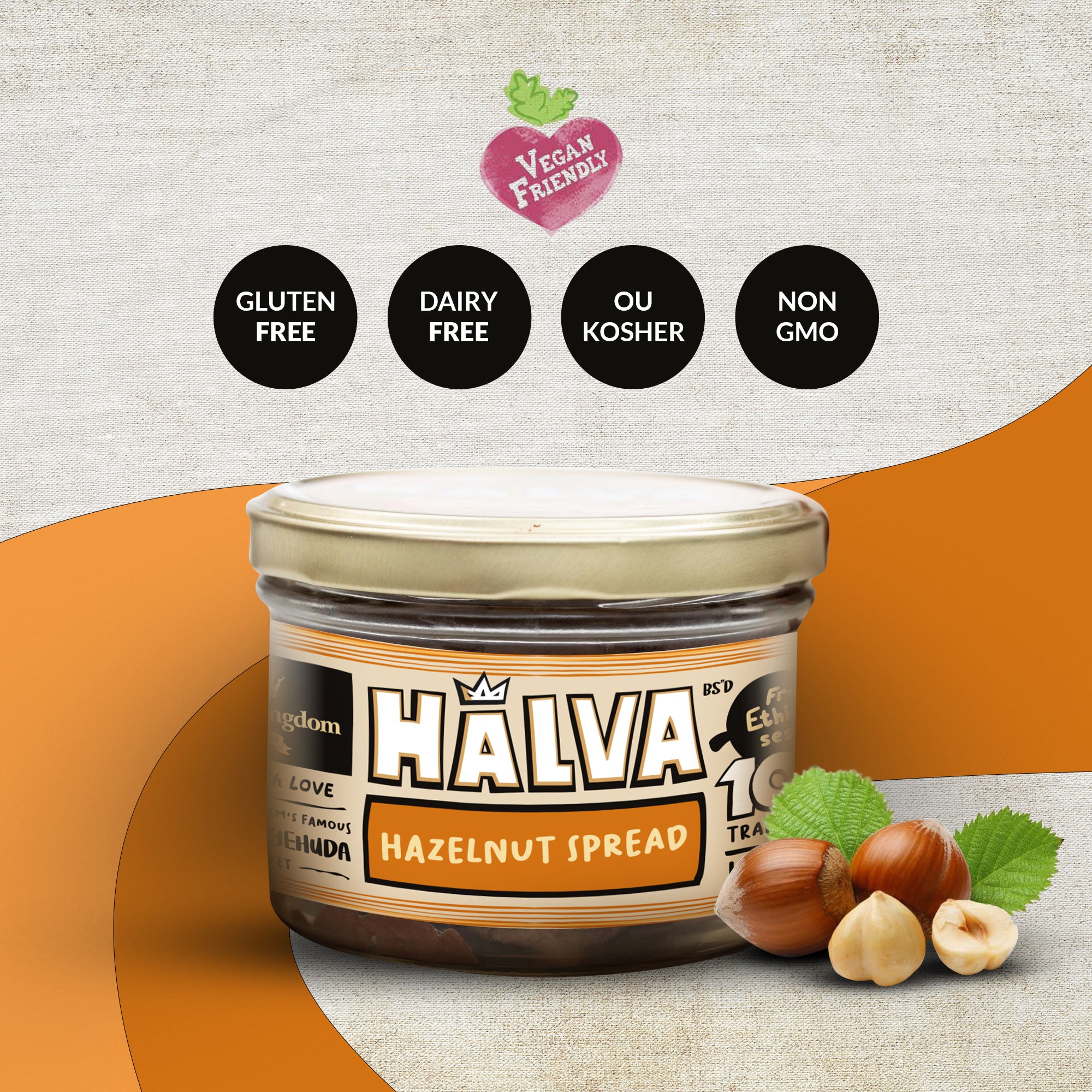 Hazelnut Spread Halva Jars