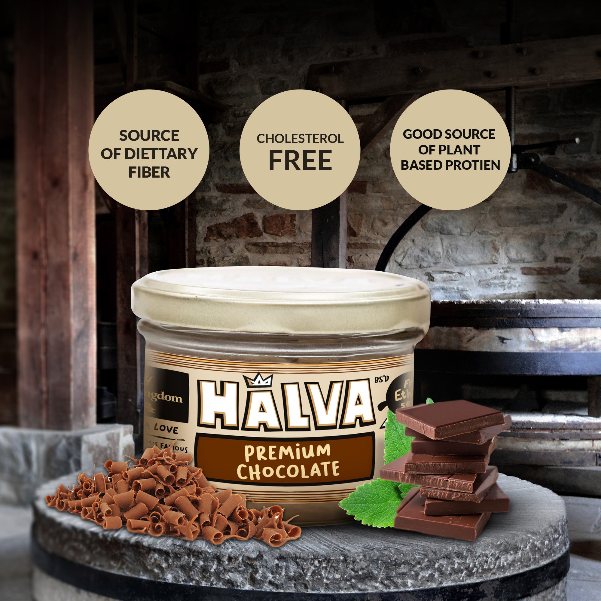 Premium Chocolate Halva Jars