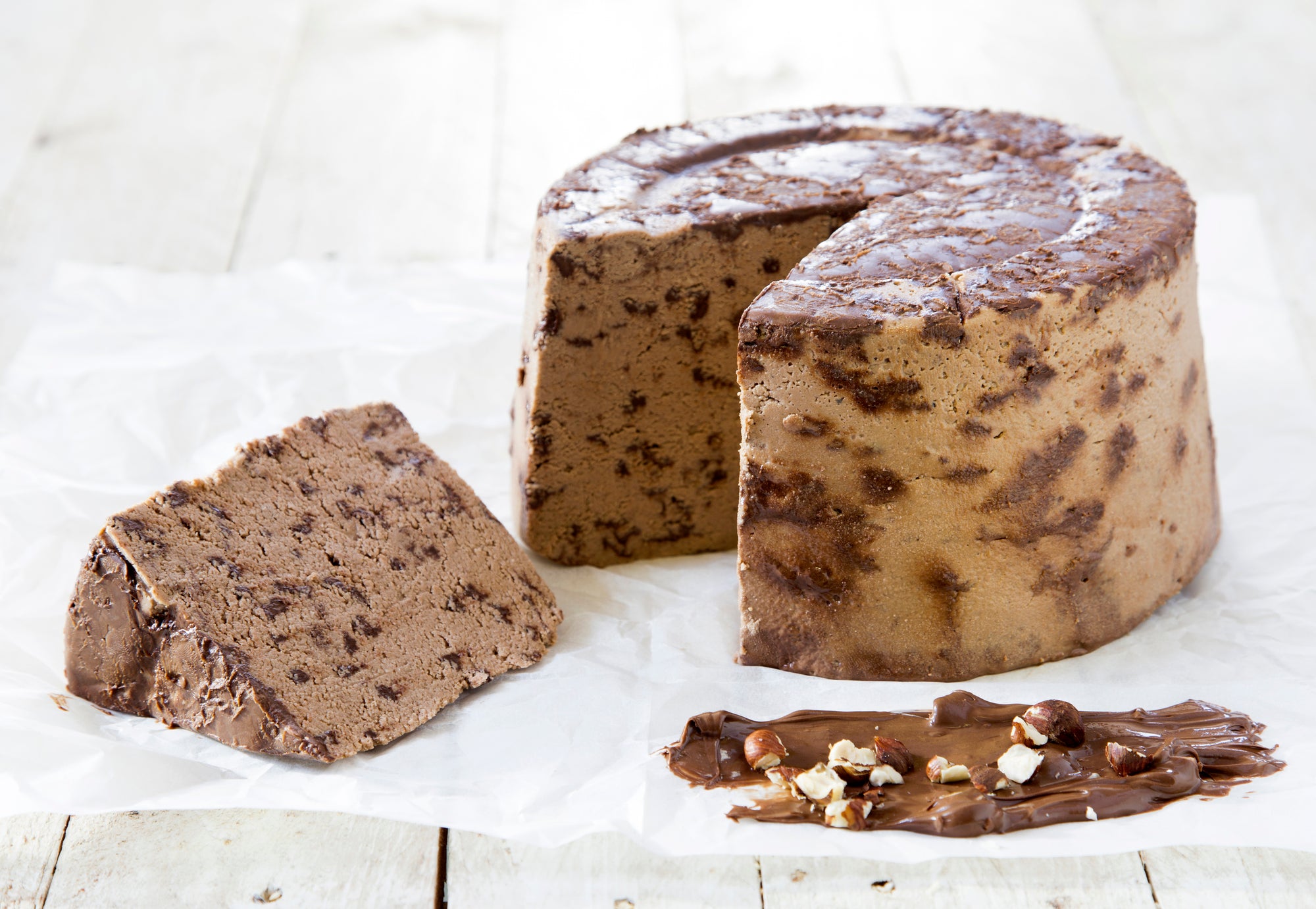 Chocolate Hazelnut Halva Cake