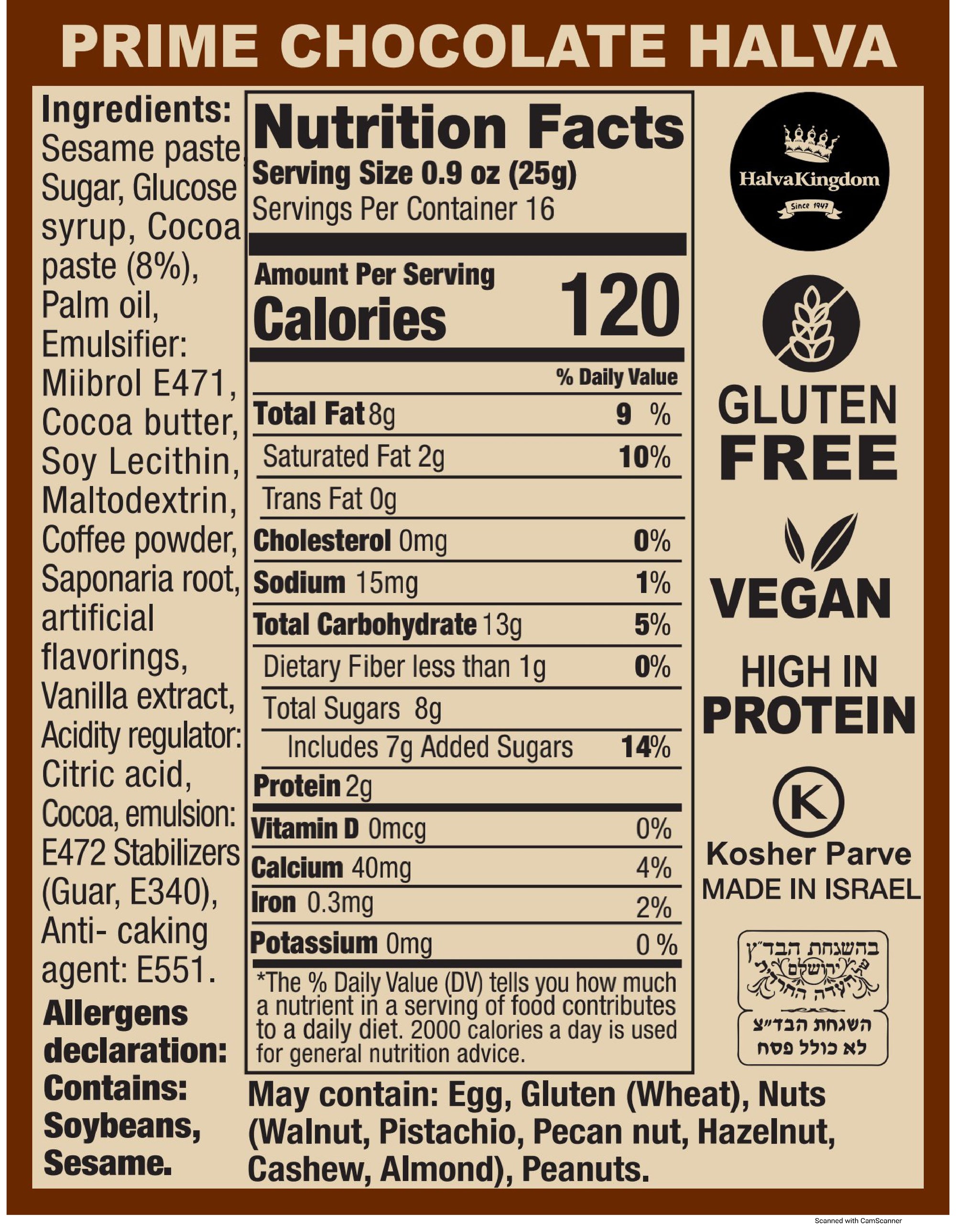 Prime Chocoale Halva Bucket