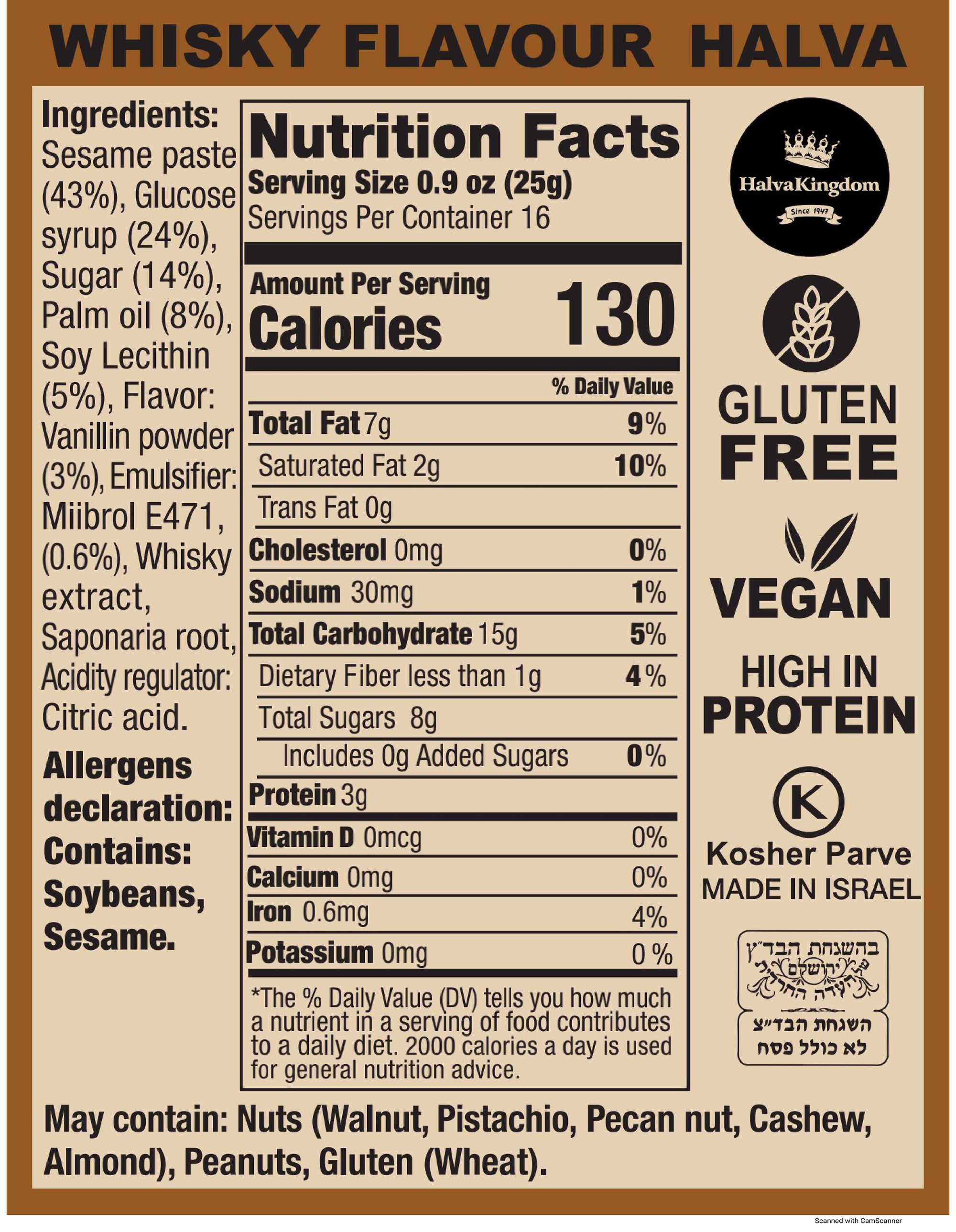 Whiskey Halva Bucket